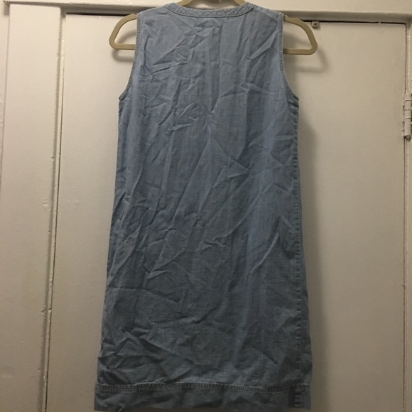 Madewell chambray lace up shift xxs - Picture 4 of 7